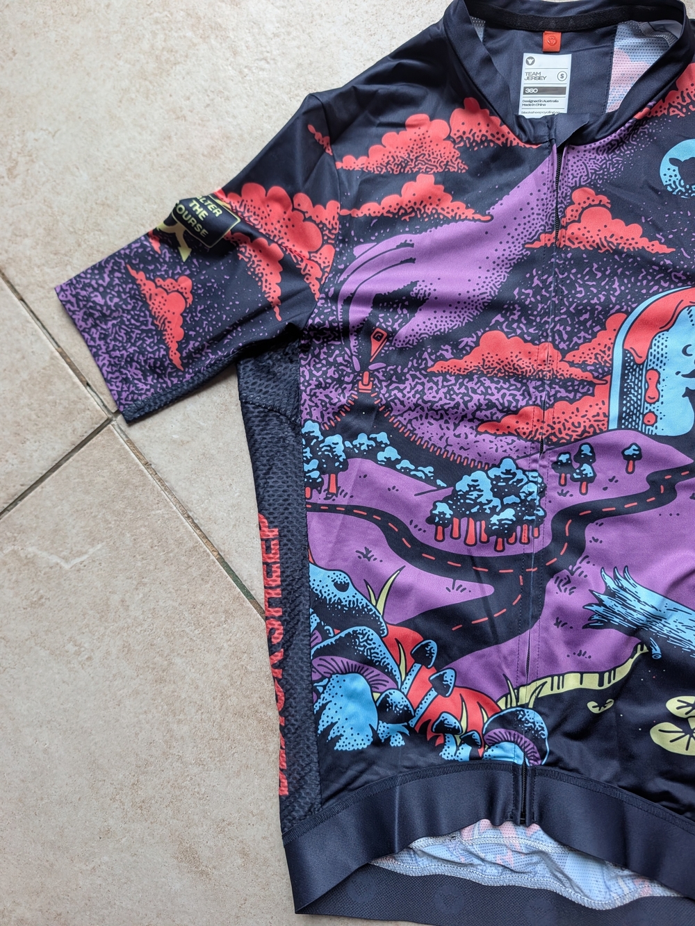 Black Sheep Cycling Women’s Graphic Cycling Jersey Size S - Picture 8 of 16